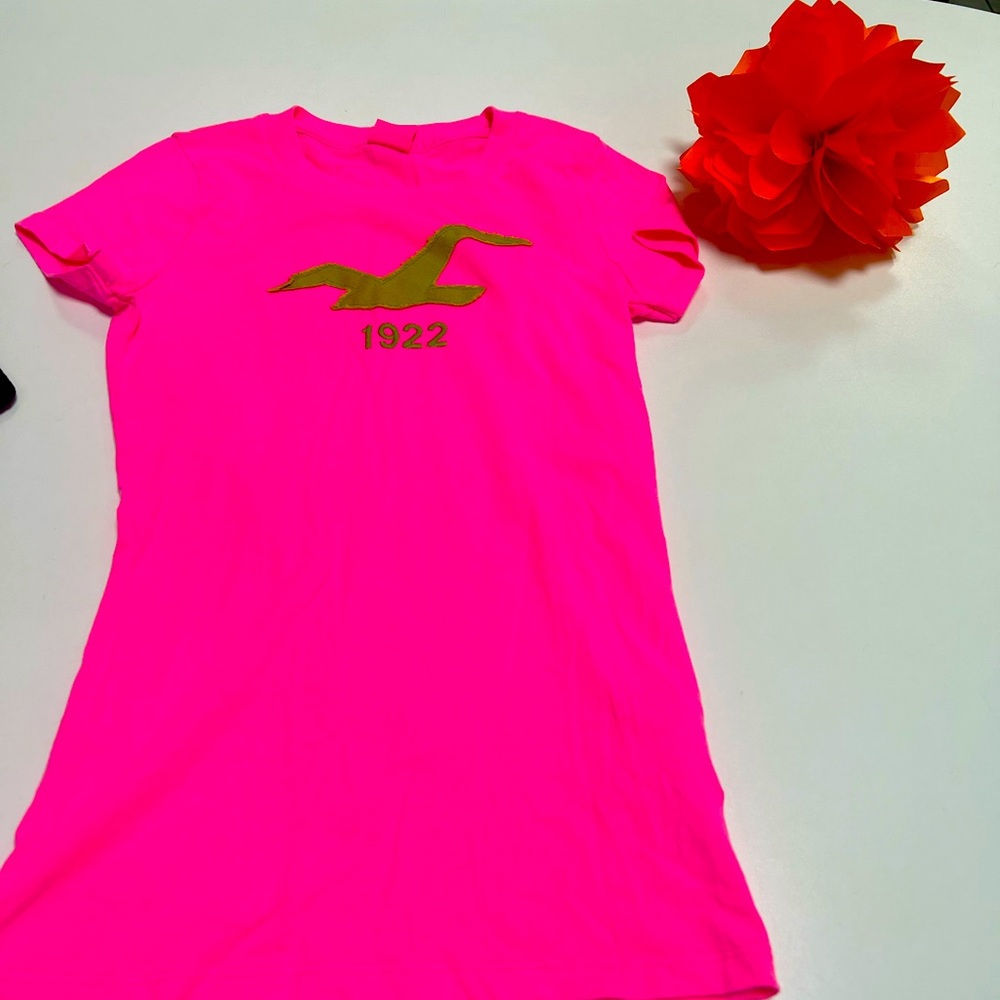 Hollister pink brand T shirt